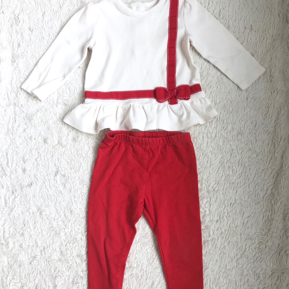 Baby Girl Holiday Outfit (12M)